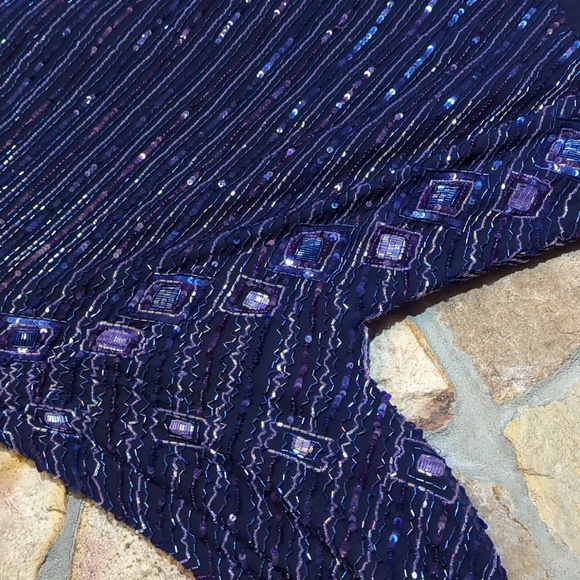 Judith and creations silk sequins evening top - Picture 12 of 16